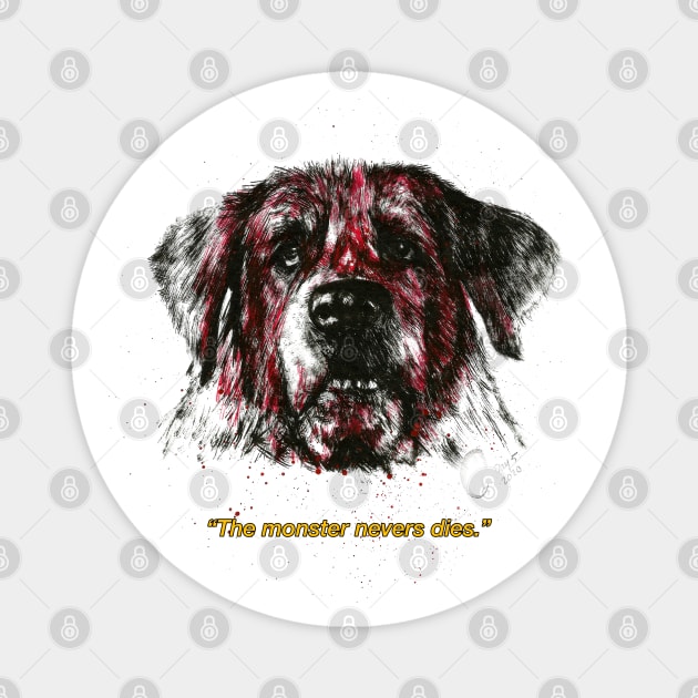 Cujo Magnet by AlbertColladoArt